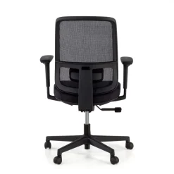 Sedia da ufficio professionale Kaito black, utilizzo di 8 ore