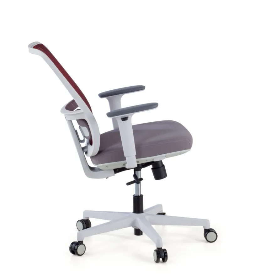 Sedia da ufficio professionale Kaito white, omologata