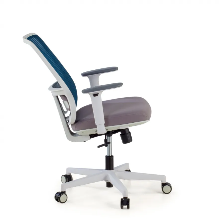 Sedia da ufficio professionale Kaito white, omologata
