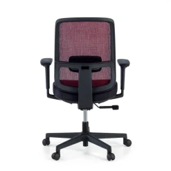 Sedia da ufficio professionale Kaito black, utilizzo di 8 ore
