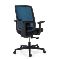 Sedia da ufficio professionale Kaito black, utilizzo di 8 ore