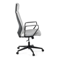 Sedia da ufficio Saranto, schienale alto, rivestimento similpelle