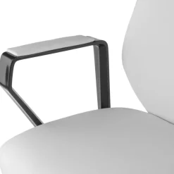 Sedia da ufficio Saranto, schienale alto, rivestimento similpelle
