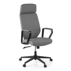 Sedia da ufficio Saranto, schienale alto, rivestimento similpelle