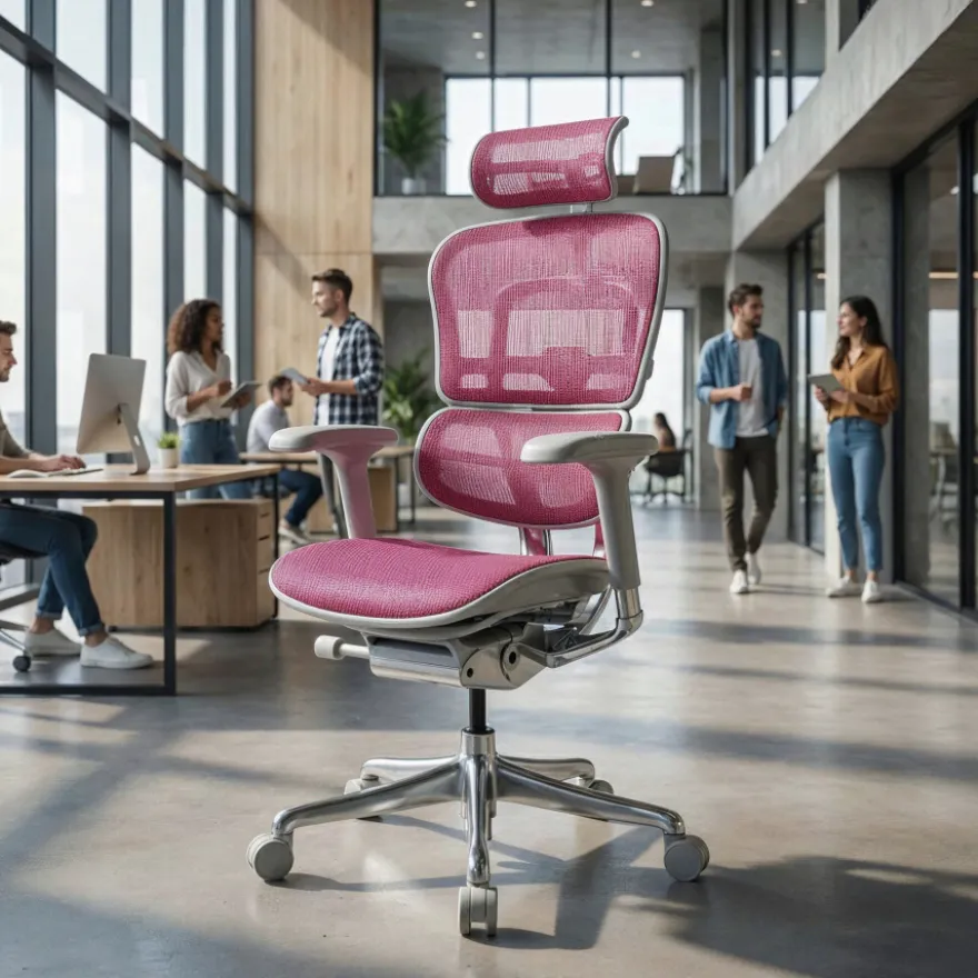 Sedia direzionale ergonomica Ergohuman Elite, Struttura bianca
