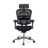 Sedia direzionale ergonomica Ergohuman Edition I, Struttura nera