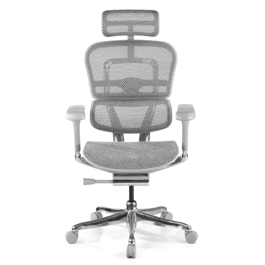 Sedia direzionale ergonomica Ergohuman Elite, Struttura bianca