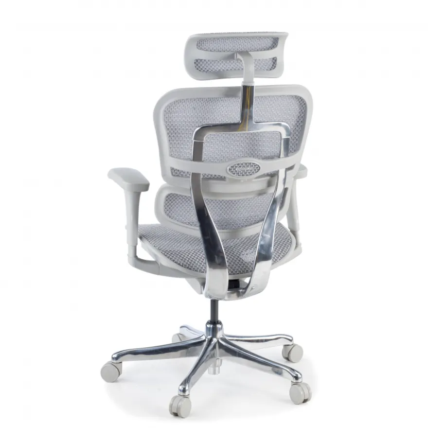 Sedia direzionale ergonomica Ergohuman Edition I, Struttura bianca