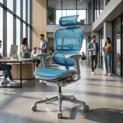 Sedia direzionale ergonomica Ergohuman Elite, Struttura bianca
