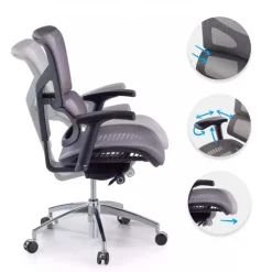 Sedia direzionale ergonomica Next1, braccioli regolabili in 4D