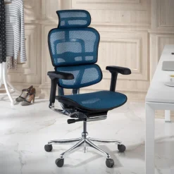 Sedia direzionale ergonomica Ergohuman Elite, Struttura nera