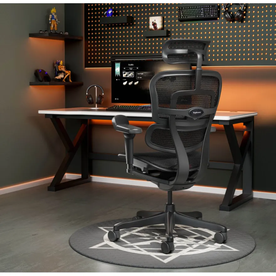 Sedia Ergohuman Ultra Black Carbon Edition