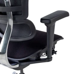 Sedia Ergohuman Ultra, sedile e schienale imbottiti, struttura nera