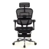 Sedia ergonomica con poggiapiedi Ergohuman Edition I, modello premium