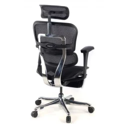 Sedia ergonomica con poggiapiedi Ergohuman Edition I, modello premium