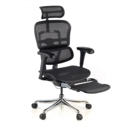 Sedia ergonomica con poggiapiedi Ergohuman Edition I, modello premium