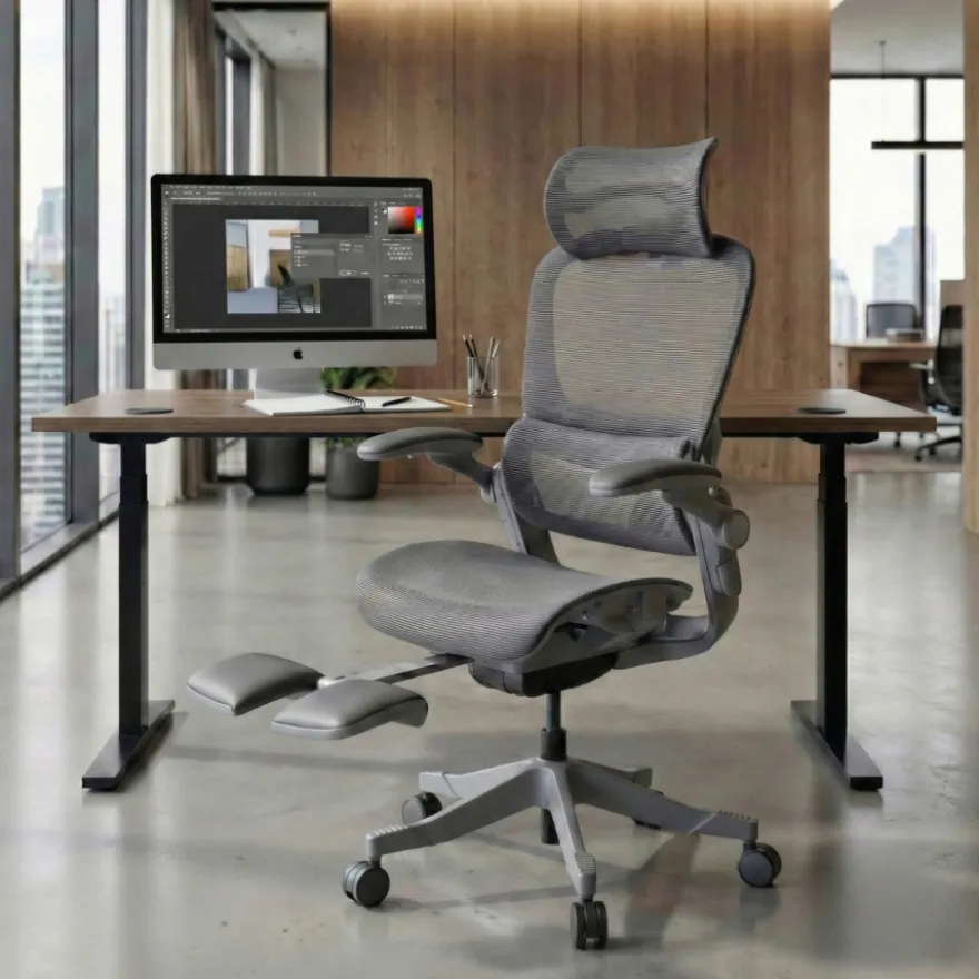 Sedia ergonomica con poggiatesta Erghos X1, omologata