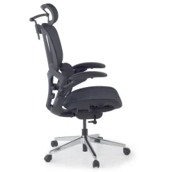 Sedia ergonomica con poggiatesta Erghos One, ortopedica, doppio supporto lombare