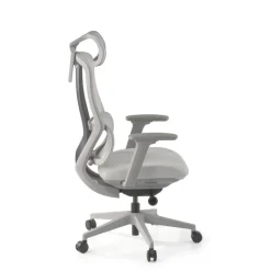 Sedia Ergonomica con poggiatesta AeroFlow white, certificata