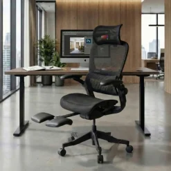 Sedia ergonomica con poggiatesta Erghos X1, omologata