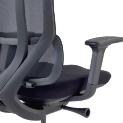 Sedia Ergonomica con poggiatesta AeroFlow black, certificata