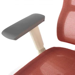 Sedia Ergonomica con poggiatesta Enjoy white, Meccanismo Synchro