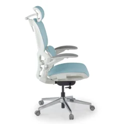 Sedia ergonomica con poggiatesta Erghos One, ortopedica, doppio supporto lombare
