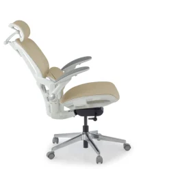 Sedia ergonomica con poggiatesta Erghos One, ortopedica, doppio supporto lombare