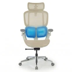 Sedia ergonomica con poggiatesta Erghos One, ortopedica, doppio supporto lombare