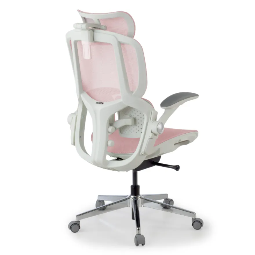 Sedia ergonomica con poggiatesta Erghos One, ortopedica, doppio supporto lombare