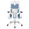Sedia ergonomica Dynamic white, meccanismo sincronizzato plus