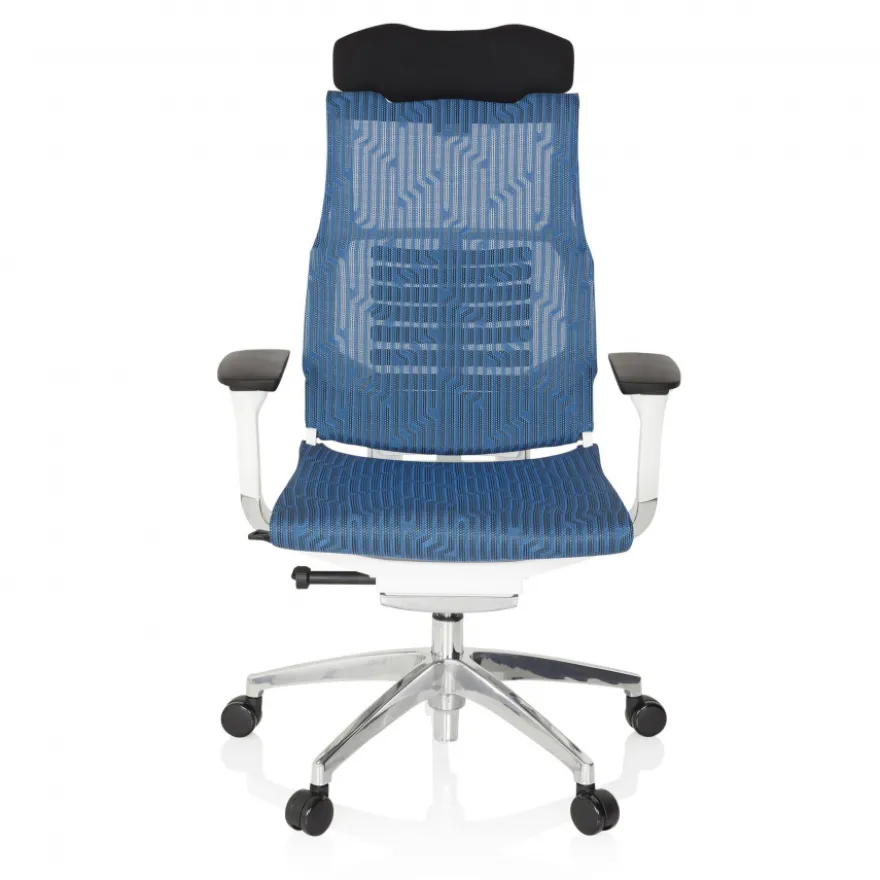 Sedia ergonomica Dynamic white, meccanismo sincronizzato plus