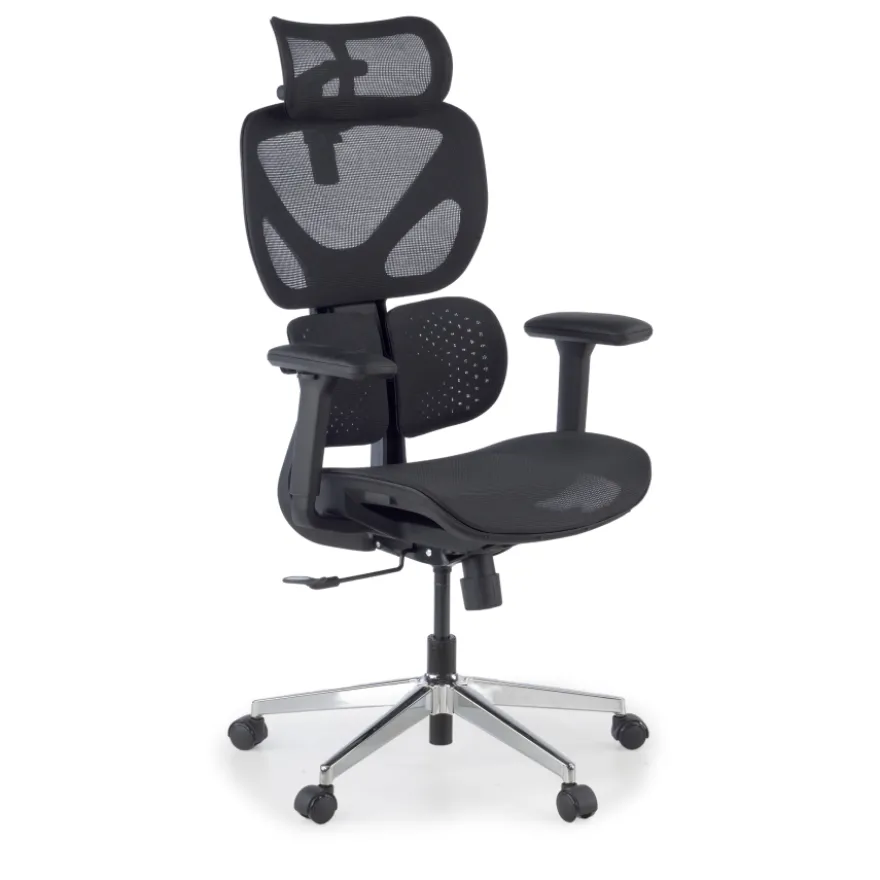 Sedia ergonomica Erghos Air2, braccioli 3D, doppio supporto lombare