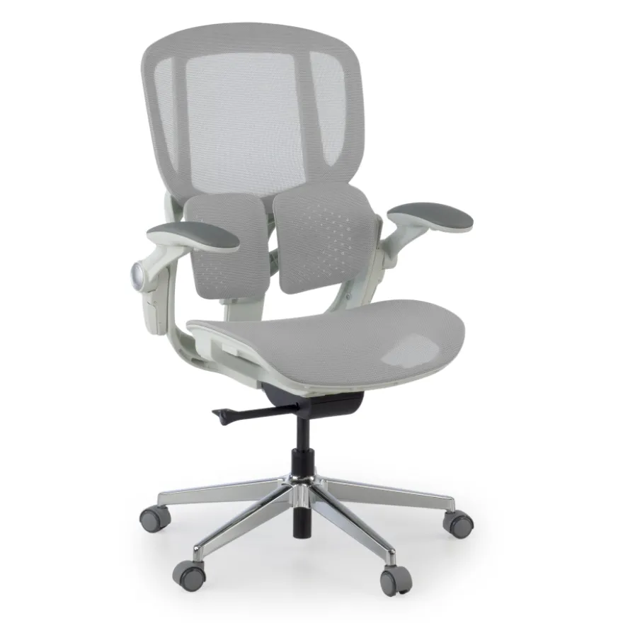 Sedia ergonomica Erghos One, ortopedica, doppio supporto lombare