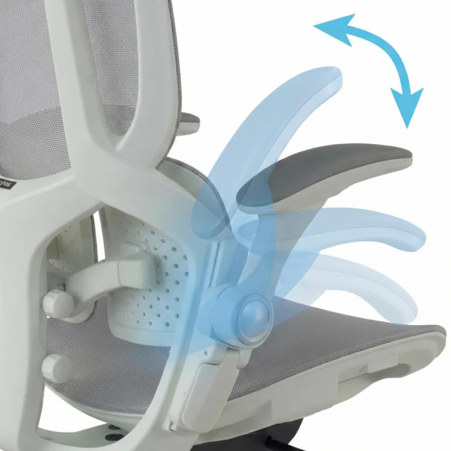 Sedia ergonomica Erghos One, ortopedica, doppio supporto lombare