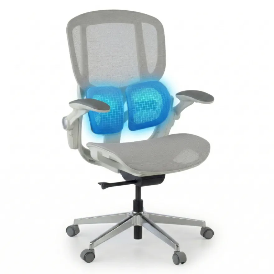 Sedia ergonomica Erghos One, ortopedica, doppio supporto lombare