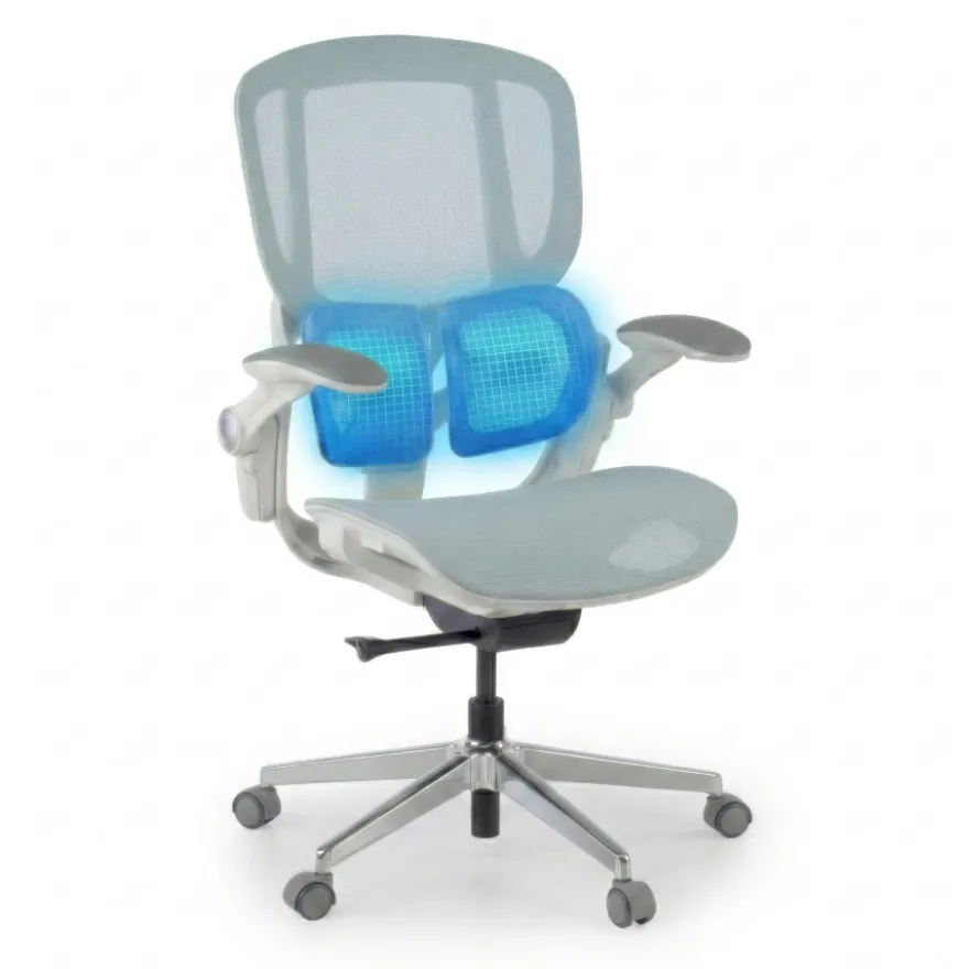 Sedia ergonomica Erghos One, ortopedica, doppio supporto lombare