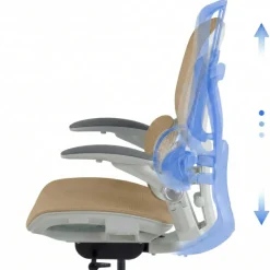 Sedia ergonomica Erghos One, ortopedica, doppio supporto lombare