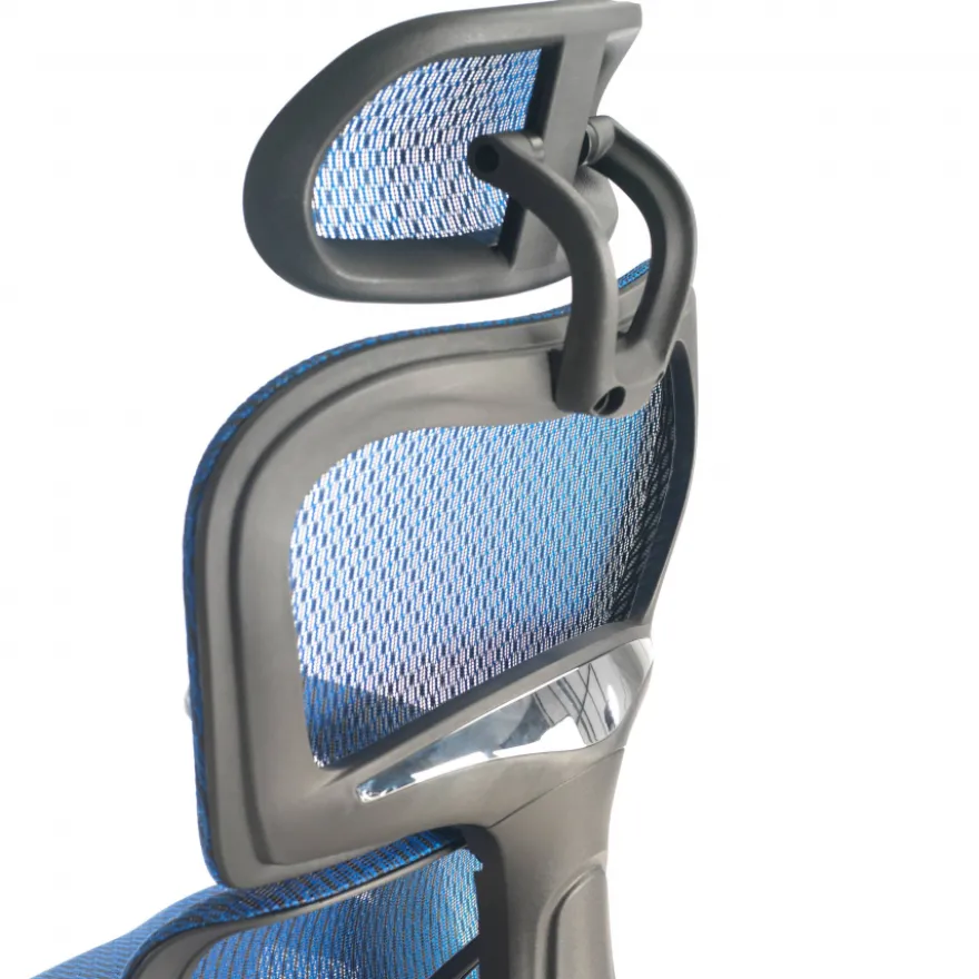 Sedia Ergonomica Ergocity, cuscino lombare, braccioli 3D
