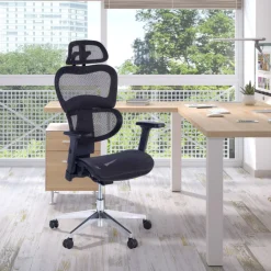 Sedia Ergonomica Ergocity FX, base in alluminio e rete TechSport