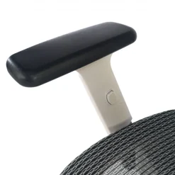 Sedia Ergonomica Ergocity white cuscino lombare, braccioli 3D