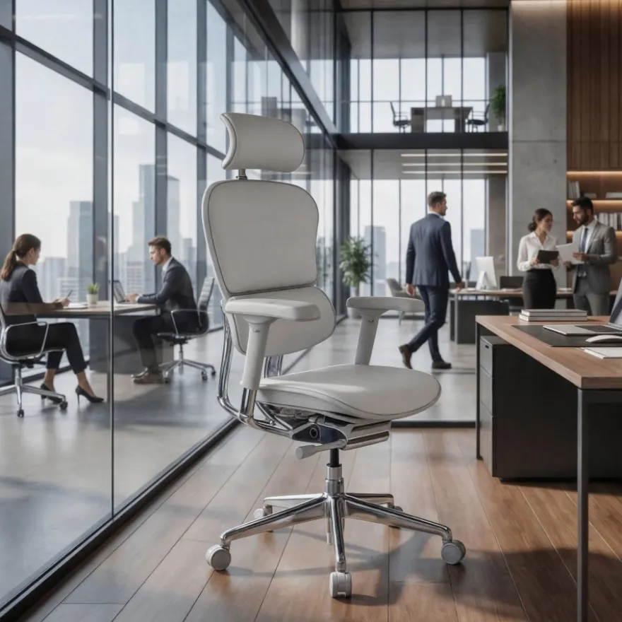 Sedia Ergonomica Ergohuman Elite, pelle naturale