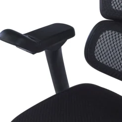 Sedia Ergonomica Ergohuman Elite, seduta imbottita, struttura nera