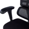 Sedia Ergonomica Ergohuman V2, seduta imbottita, struttura nera