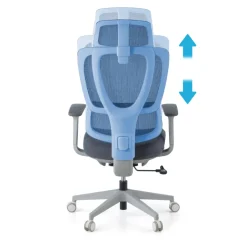 Sedia ergonomica Essenza, braccioli 3D, supporto lombare regolabile
