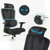 Sedia ergonomica Essenza, braccioli 3D, supporto lombare regolabile