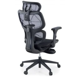 Sedia ergonomica Every, con poggiapiedi estraibile, rete