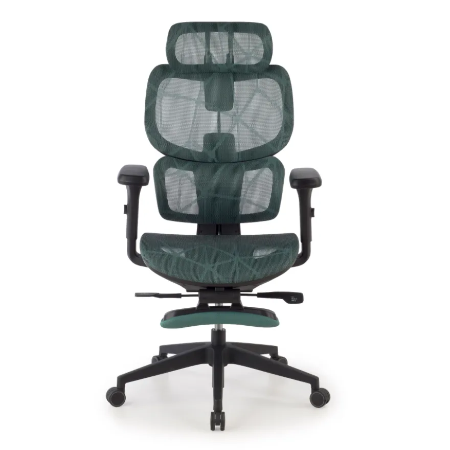 Sedia ergonomica Every, con poggiapiedi estraibile, rete