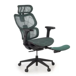 Sedia ergonomica Every, con poggiapiedi estraibile, rete