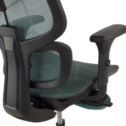 Sedia ergonomica Every, con poggiapiedi estraibile, rete